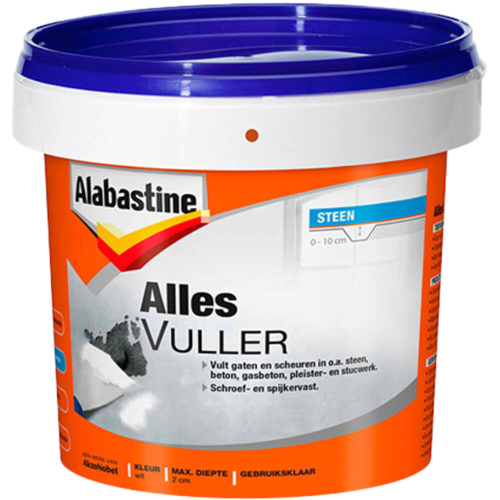 Alabastine Allesvuller Wit Pot 1 kg
