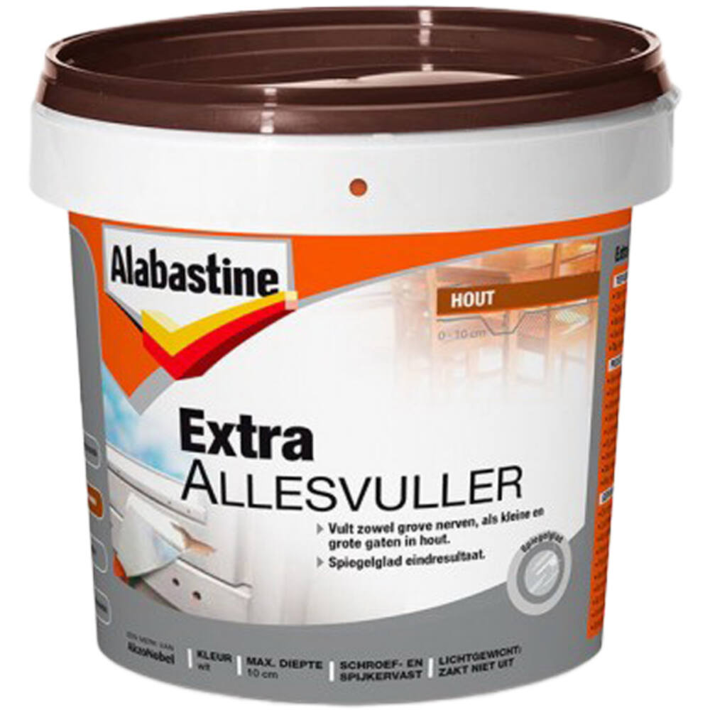 Alabastine Extra Allesvuller Hout Pot 500 ml