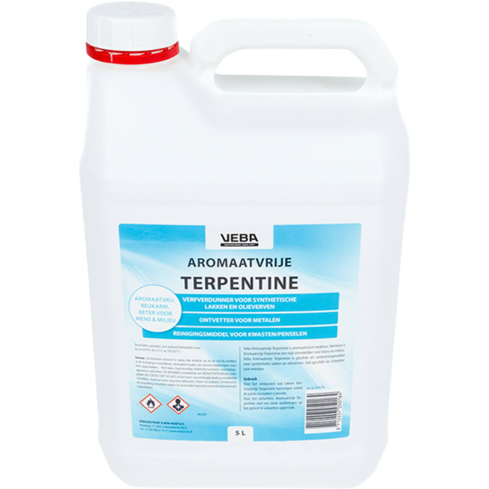 VEBA Terpentine Aromaatvrij 5 L