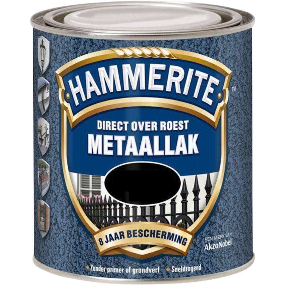 Hammerite Hamerslag Rood H140 250 ml