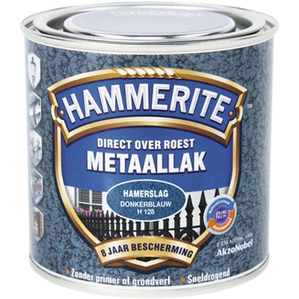 Hammerite Hamerslag Donker Blauw H128 250 ml