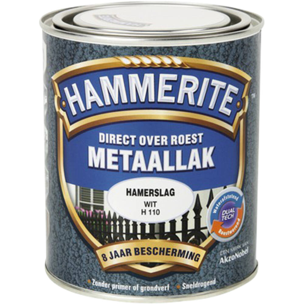 Hammerite Hamerslag Wit H110 750 ml
