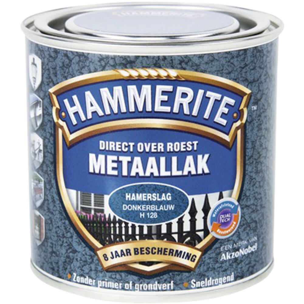Hammerite Hamerslag Donker Blauw H128 750 ml