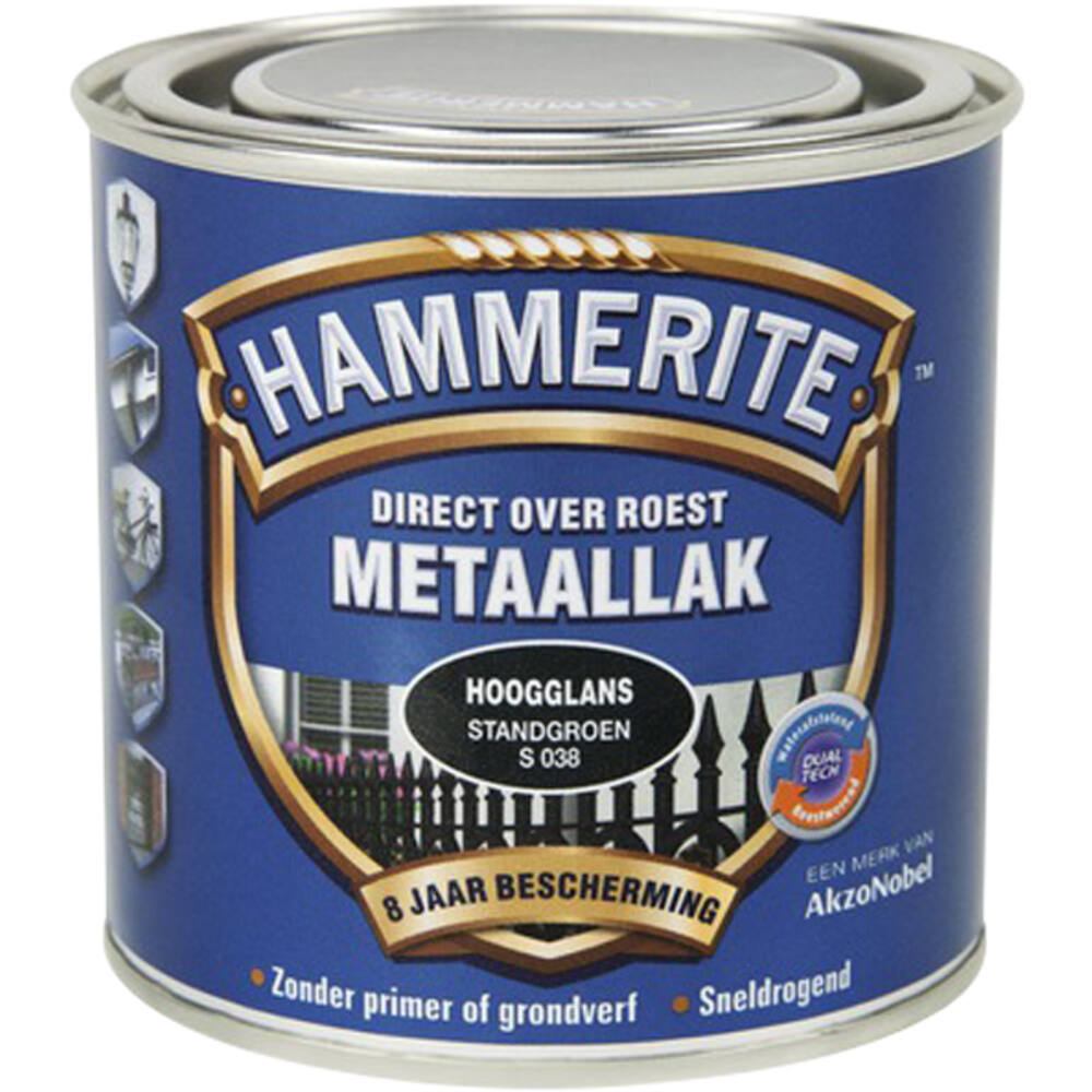 Hammerite Hoogglans Stand Groen S038 250 ml