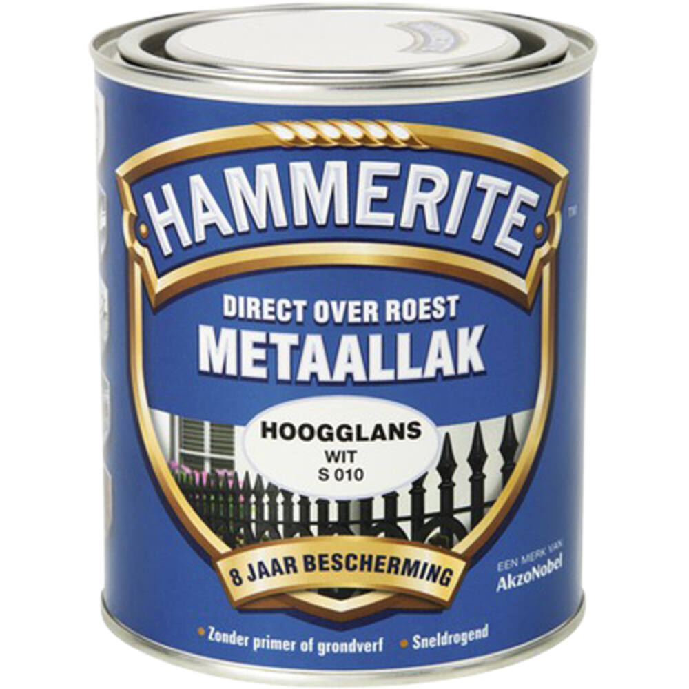 Hammerite Hoogglans Wit S010 750 ml