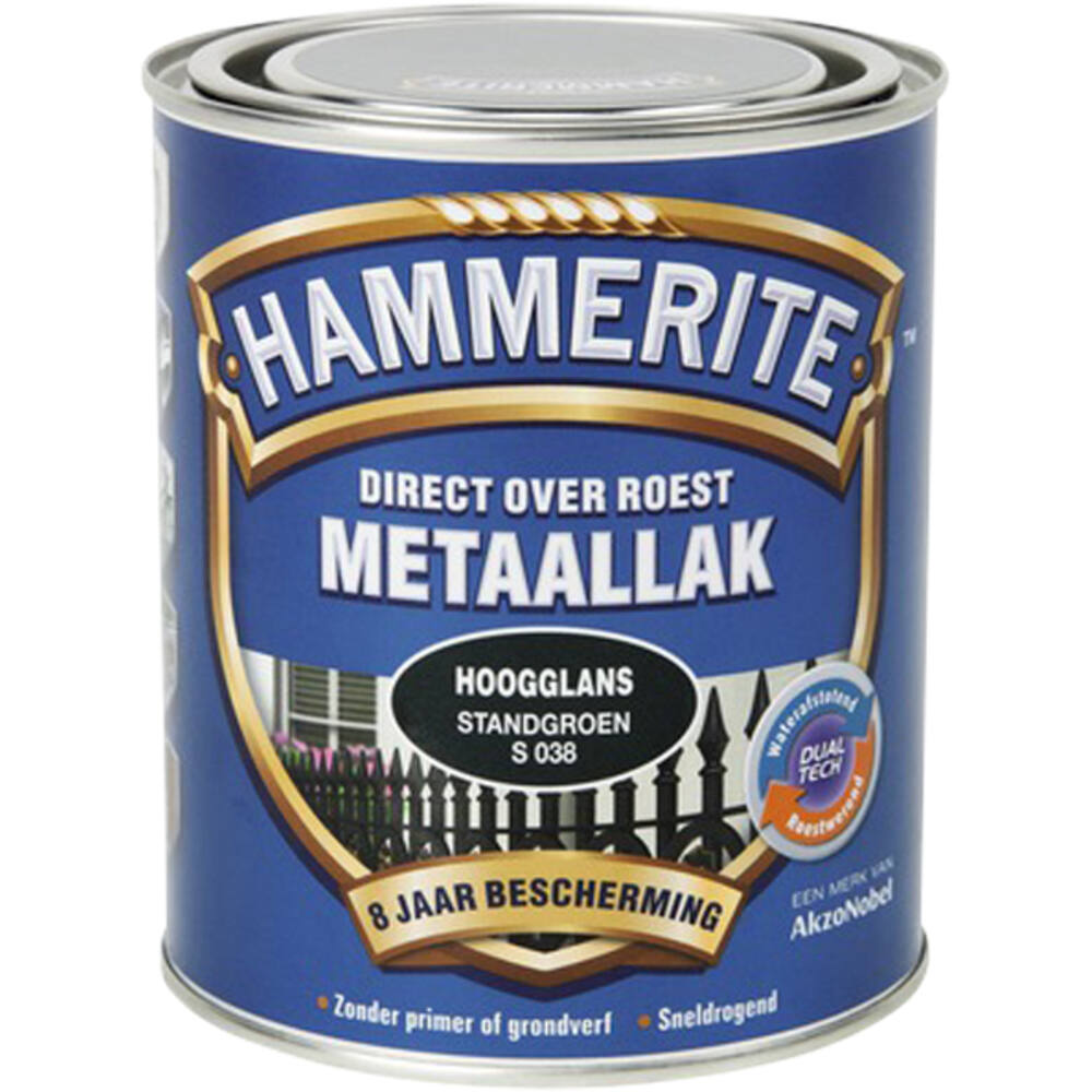 Hammerite Hoogglans Stand Groen S038 750 ml