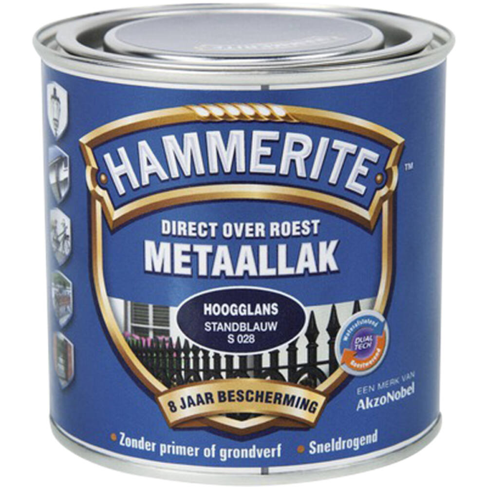 Hammerite Hoogglans Stand Blauw S028 750 ml