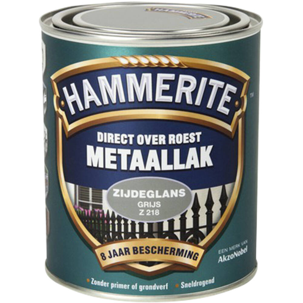Hammerite Zijdeglans Grijs Z218 750 ml