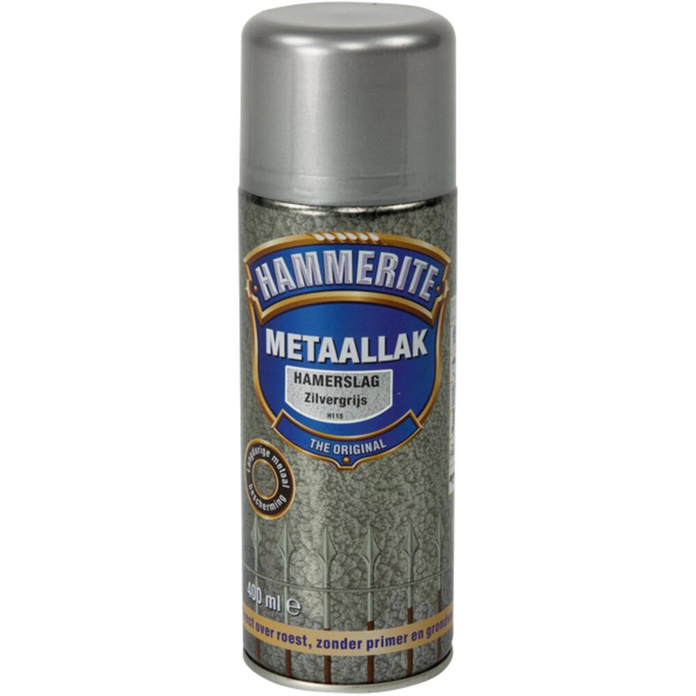 Hammerite Hamerslag Zilver Grijs H115 400 ml