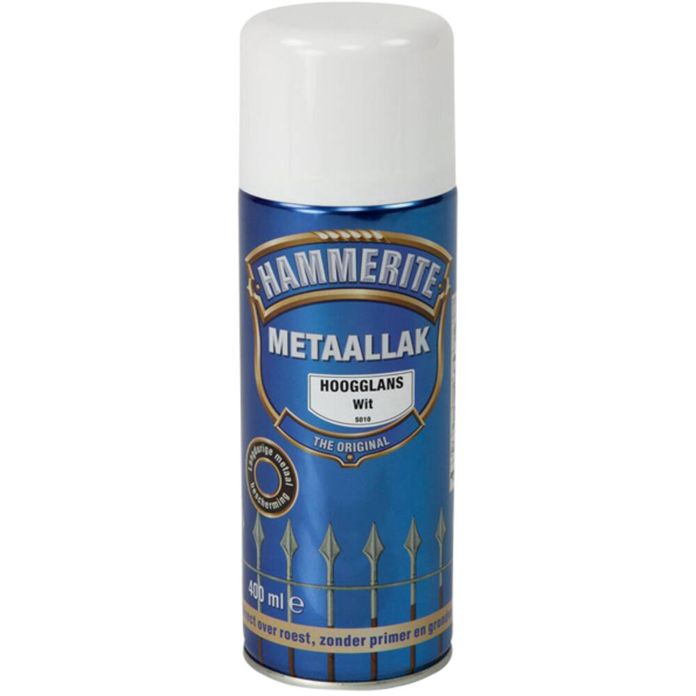Hammerite Hoogglans Wit S010 400 ml