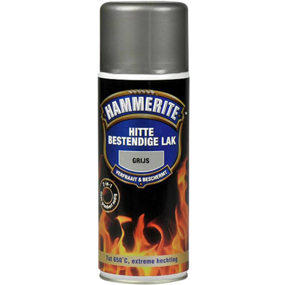 Hammerite Hittebestendige Lak Grijs 400 ml