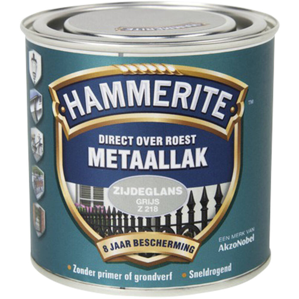 Hammerite Zijdeglans Grijs Z218 250 ml