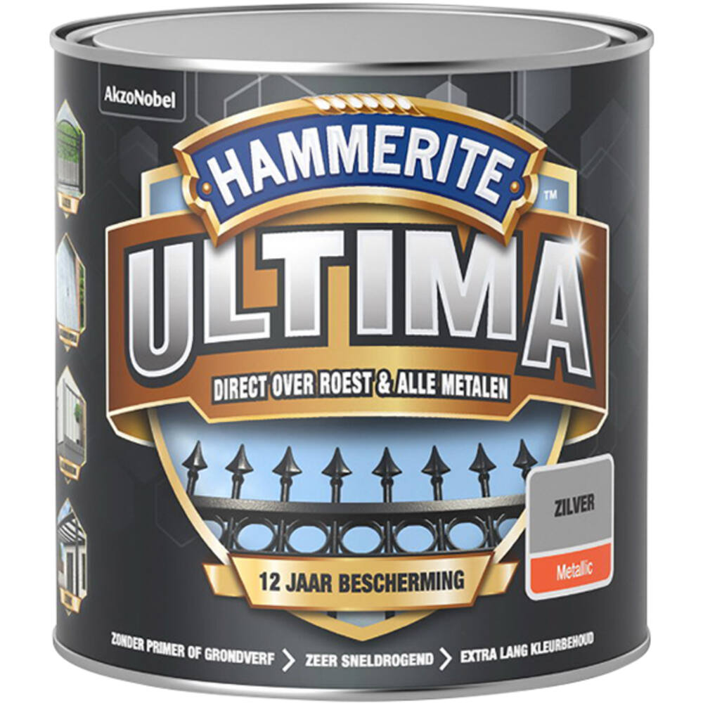 Hammerite Ultima Zilver 250 ml