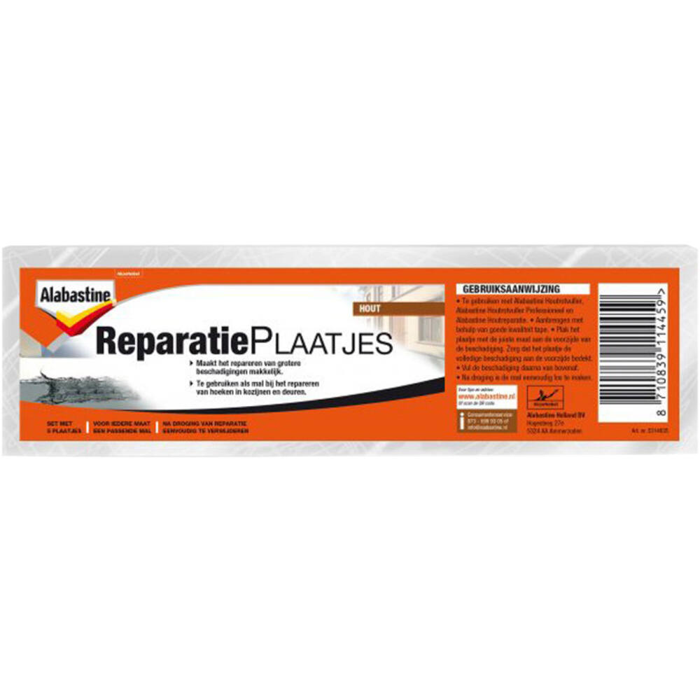 Alabastine Hout Reparatieplaatjes Set