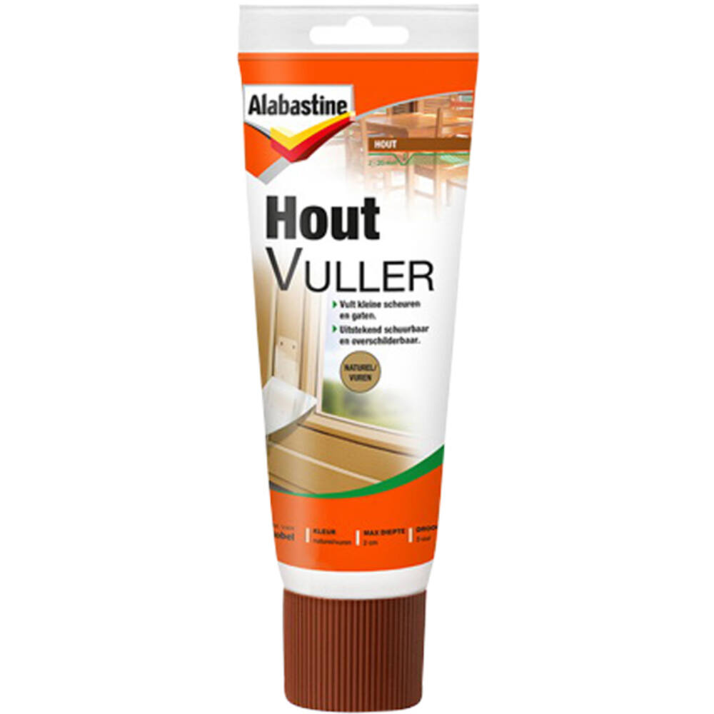 Alabastine Houtvuller Naturel/Vuren 330 g Tube