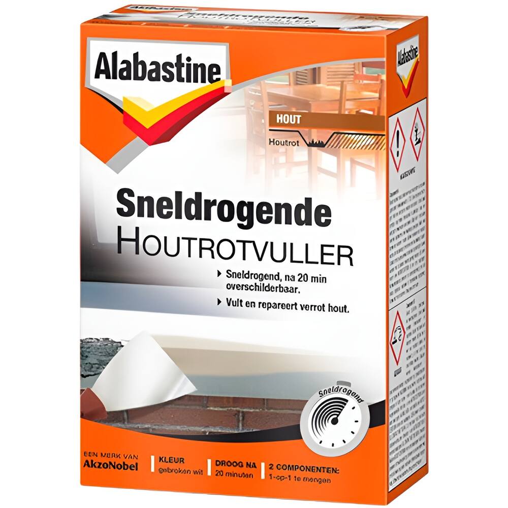 Alabastine Sneldrogende Houtrotvuller 2 Componenten 500 g