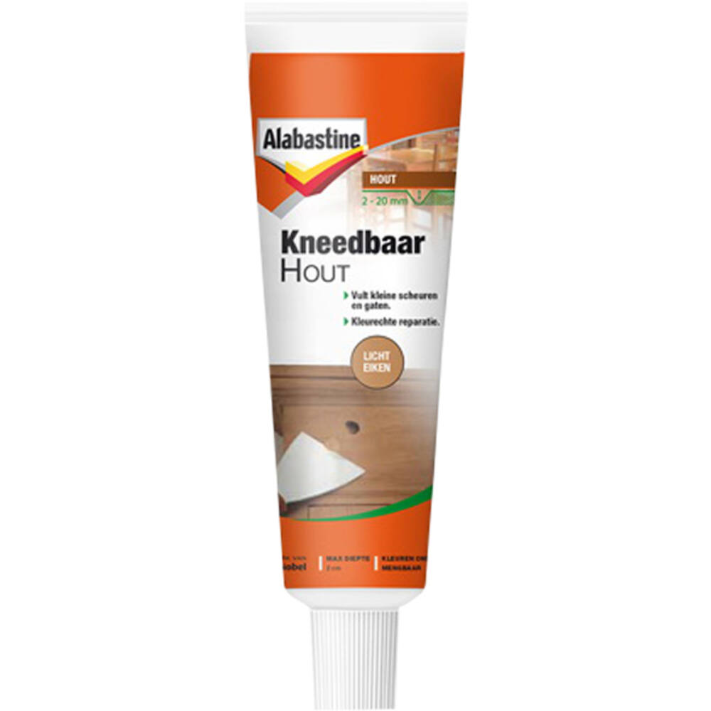 Alabastine Kneedbaar Hout Licht Eiken Tube 75 g