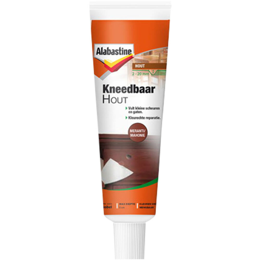 Alabastine Kneedbaar Hout Meranti/Mahonie Tube 75 g