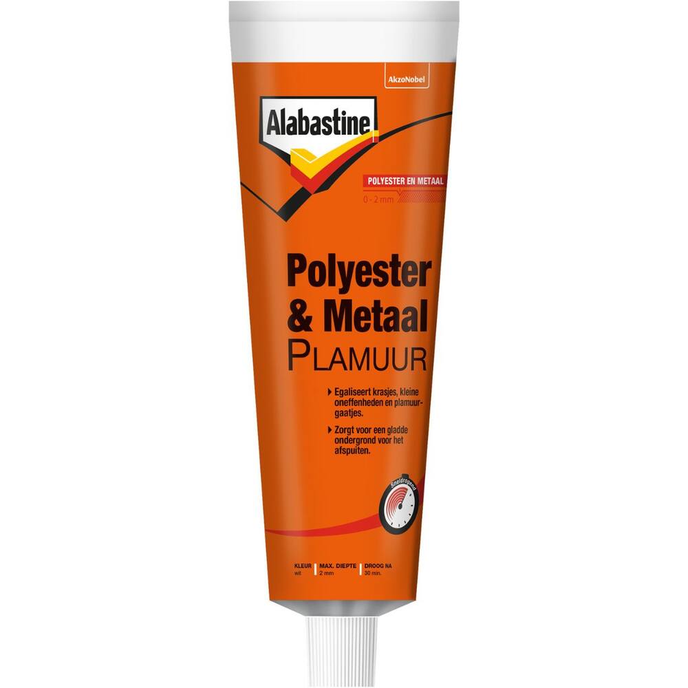Alabastine Polyester & Metaal Plamuur 125 ml