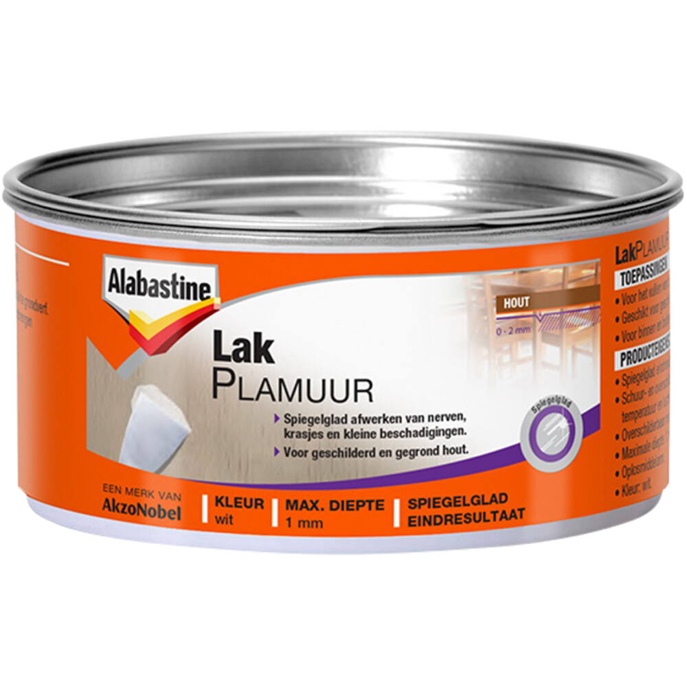Alabastine Lakplamuur Blik 800 g