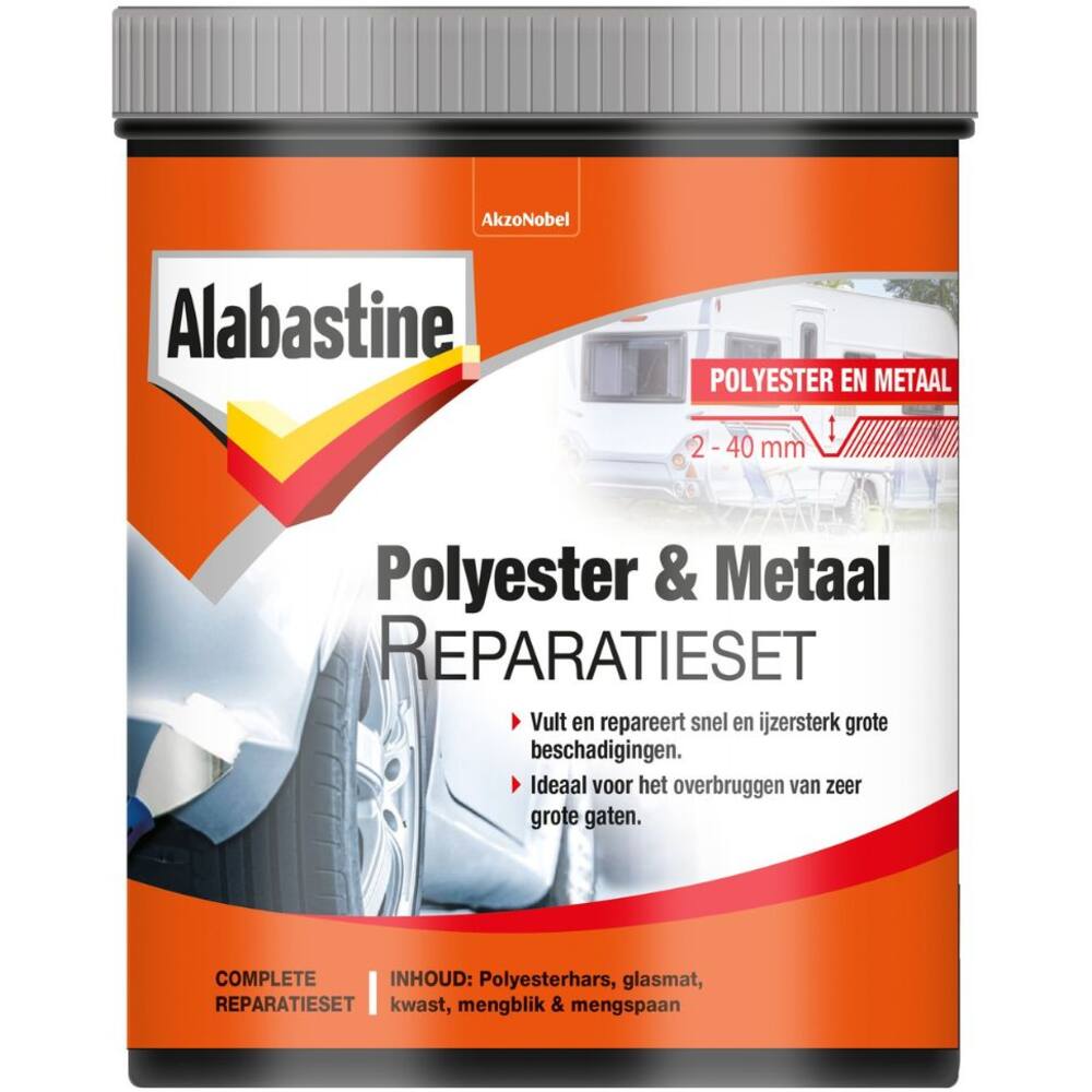 Alabastine Polyester & Metaal Reparatieset 2x100 ml