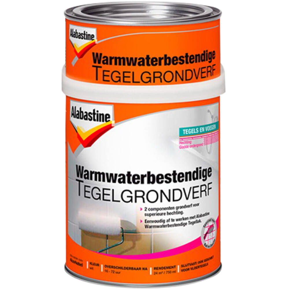 Alabastine Warmwaterbestendige Tegelgrondverf  2 Componenten 750 ml