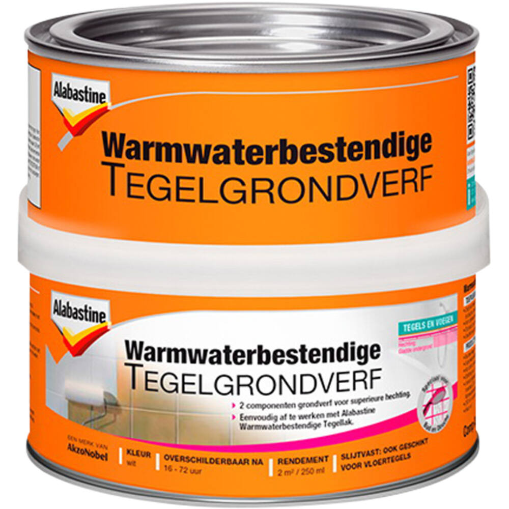 Alabastine Warmwaterbestendige Tegelgrondverf 2 Componenten 250 ml