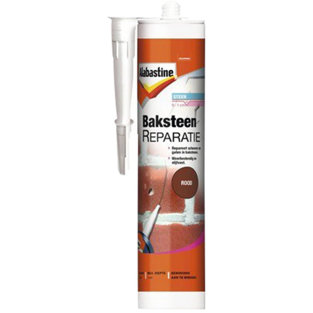 Alabastine Baksteenreparatie Rood Koker 310 ml