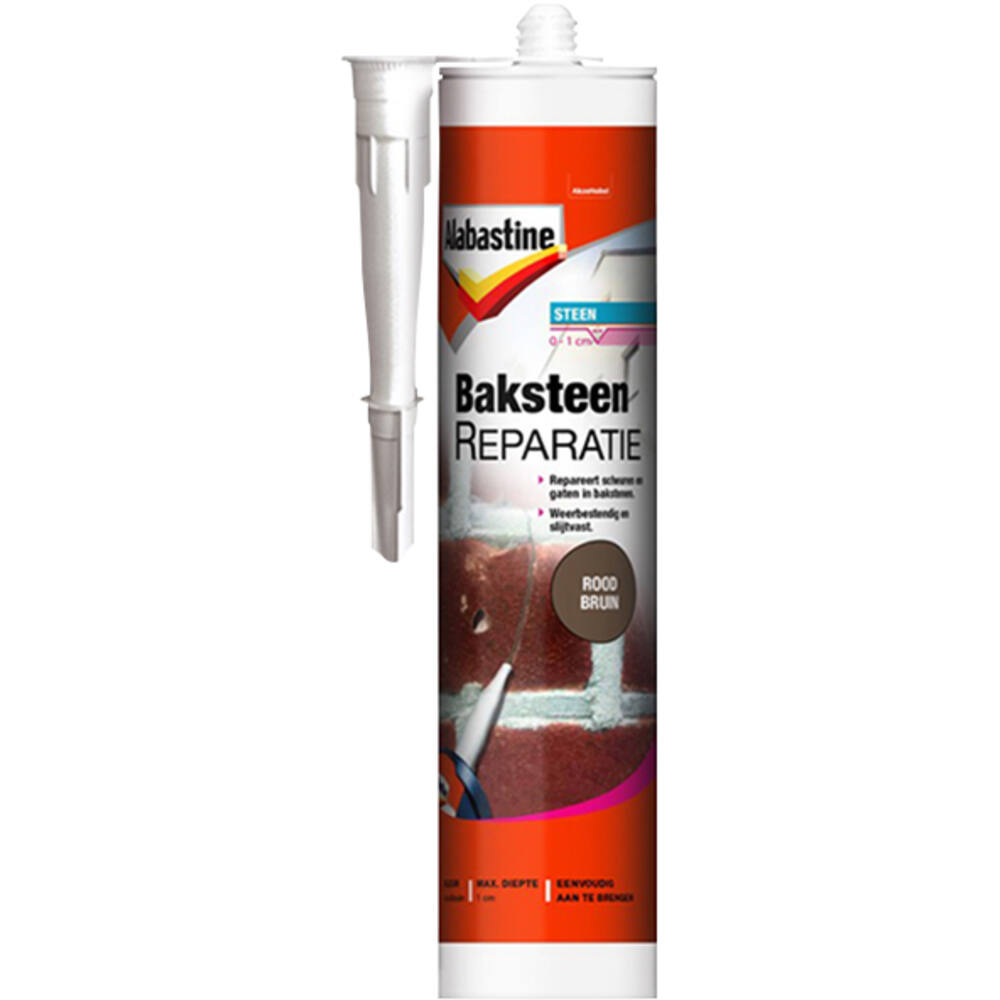 Alabastine Baksteenreparatie Rood/Bruin Koker 310 ml
