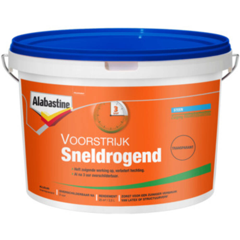 Alabastine Sneldrogende Voorstrijk Transparant 2,5 L