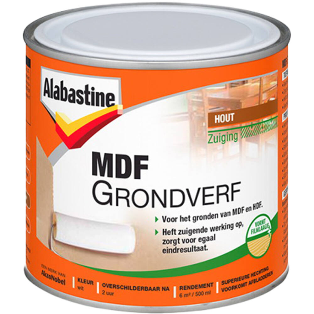 Alabastine MDF 2in1 Grondverf 500 ml