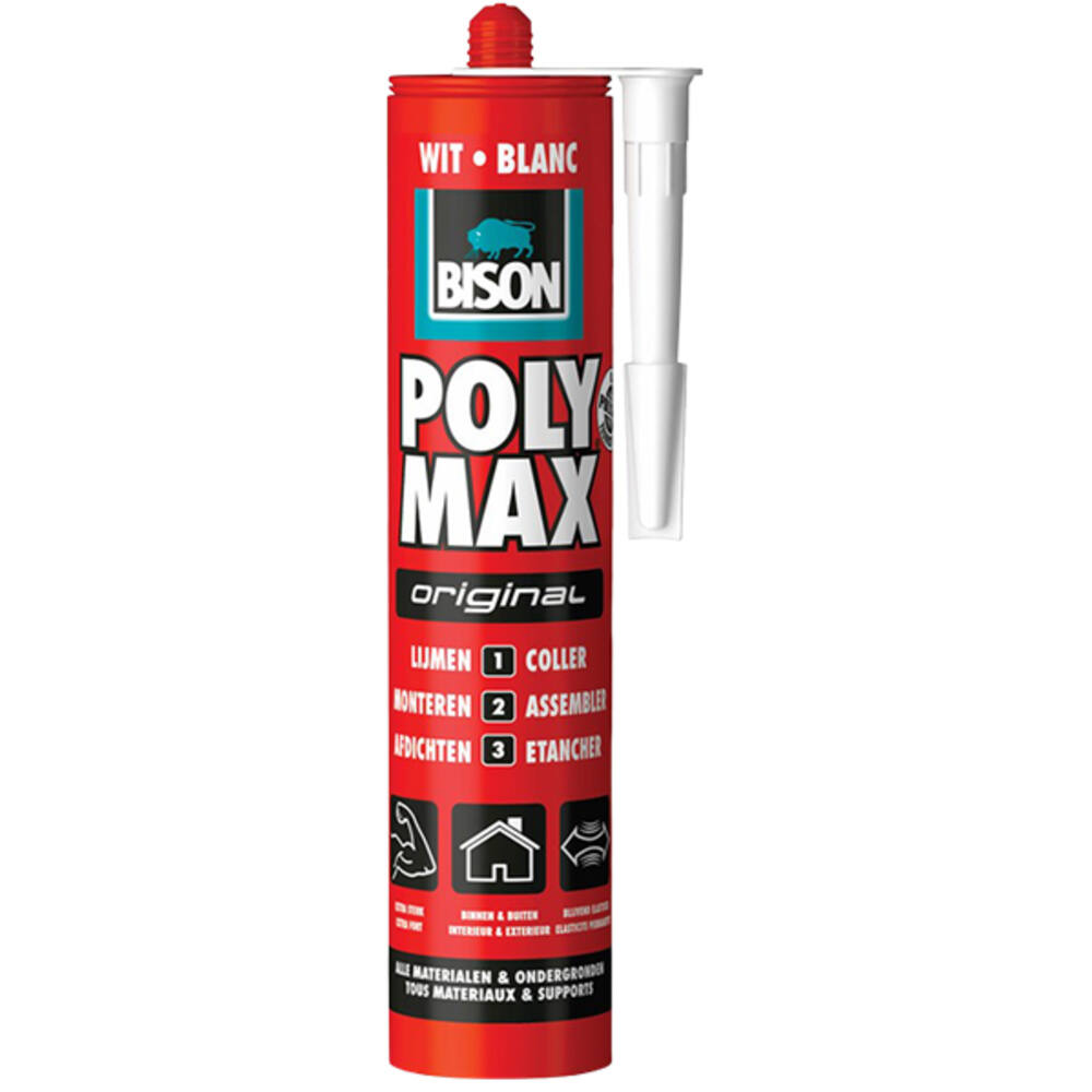 Bison Poly Max 425 g Wit