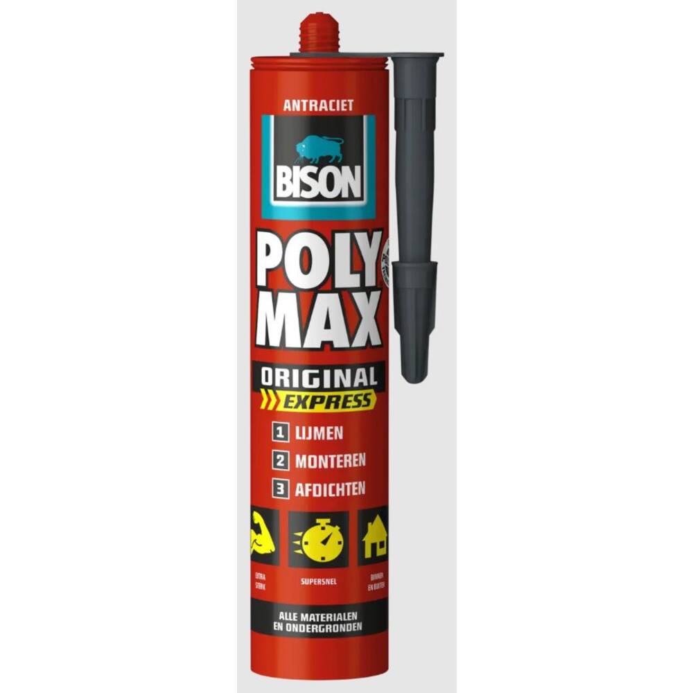 Bison Poly Max Express Antraciet  425 g