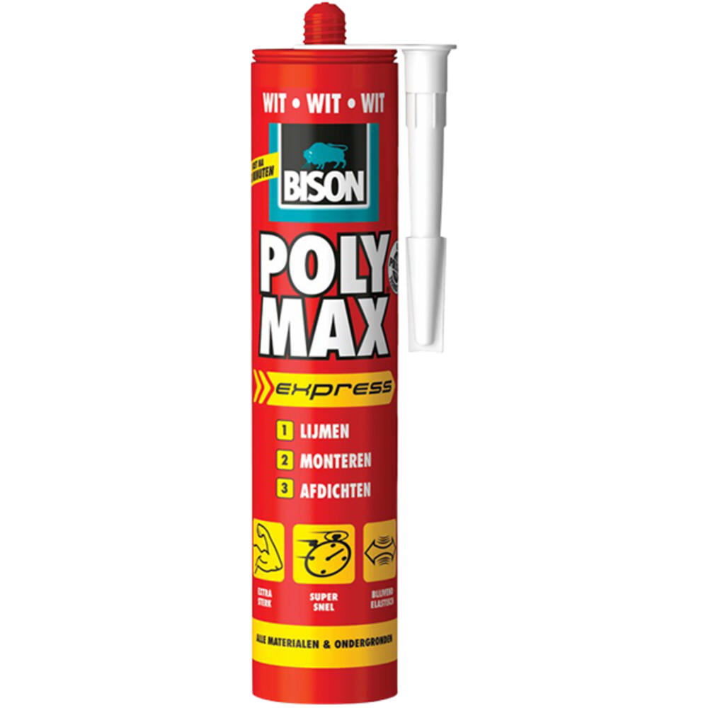 Bison Poly Max Express Wit 425 g
