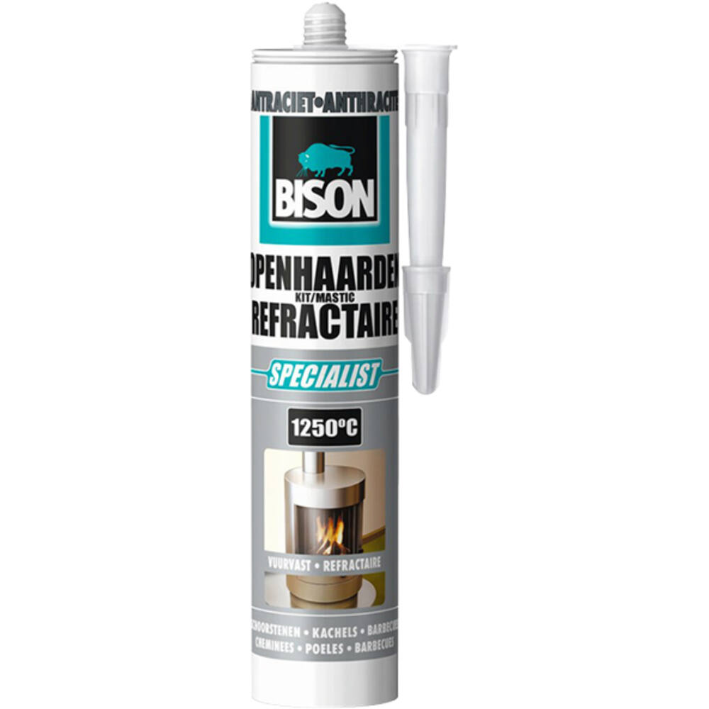 Bison Openhaardenkit Antraciet 530 g