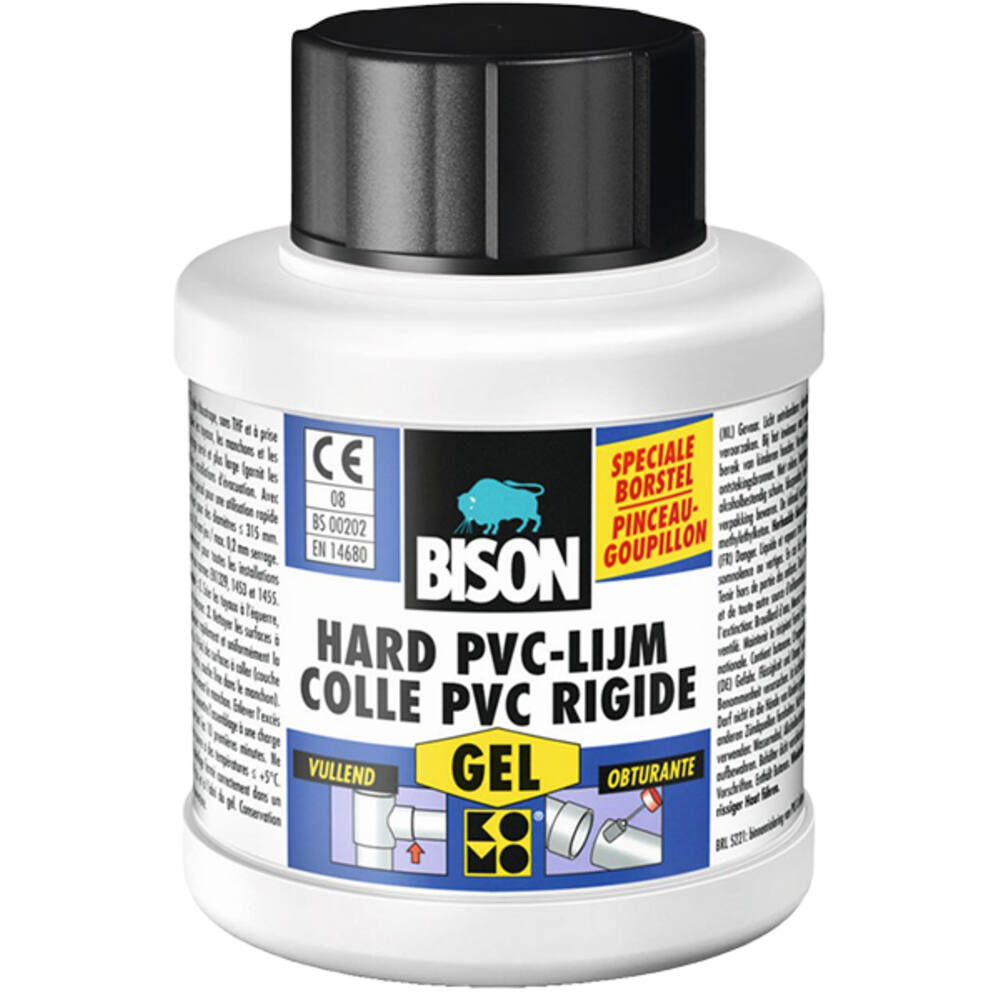 Bison Hard Pvc Lijm Gel 250 ml