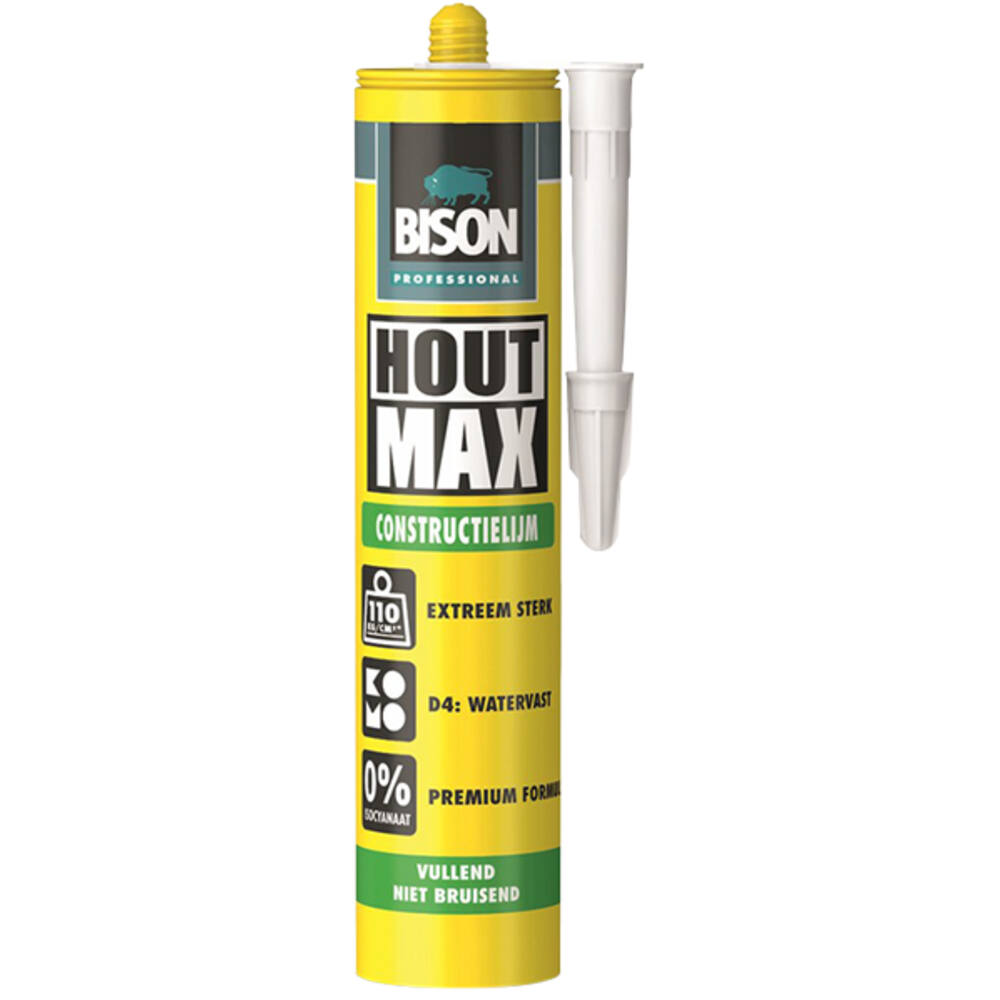 Bison Prof Hout Max Constructielijm 380 g