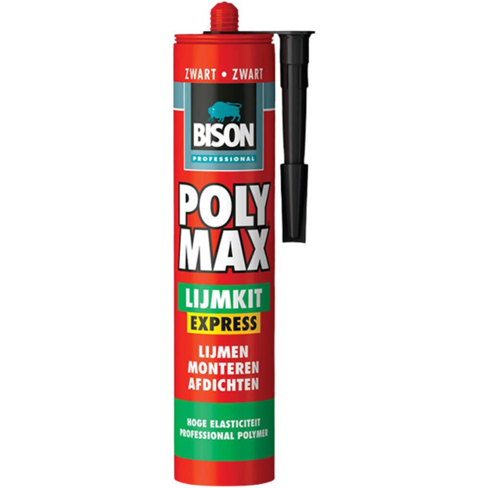 Bison Prof Polymax Lijmkit Express Zwart Crt 425 g