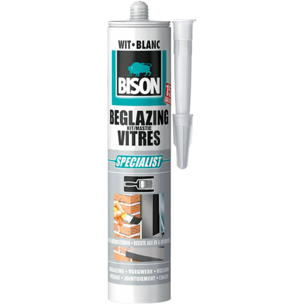 Bison Beglazingskit Wit 290 ml