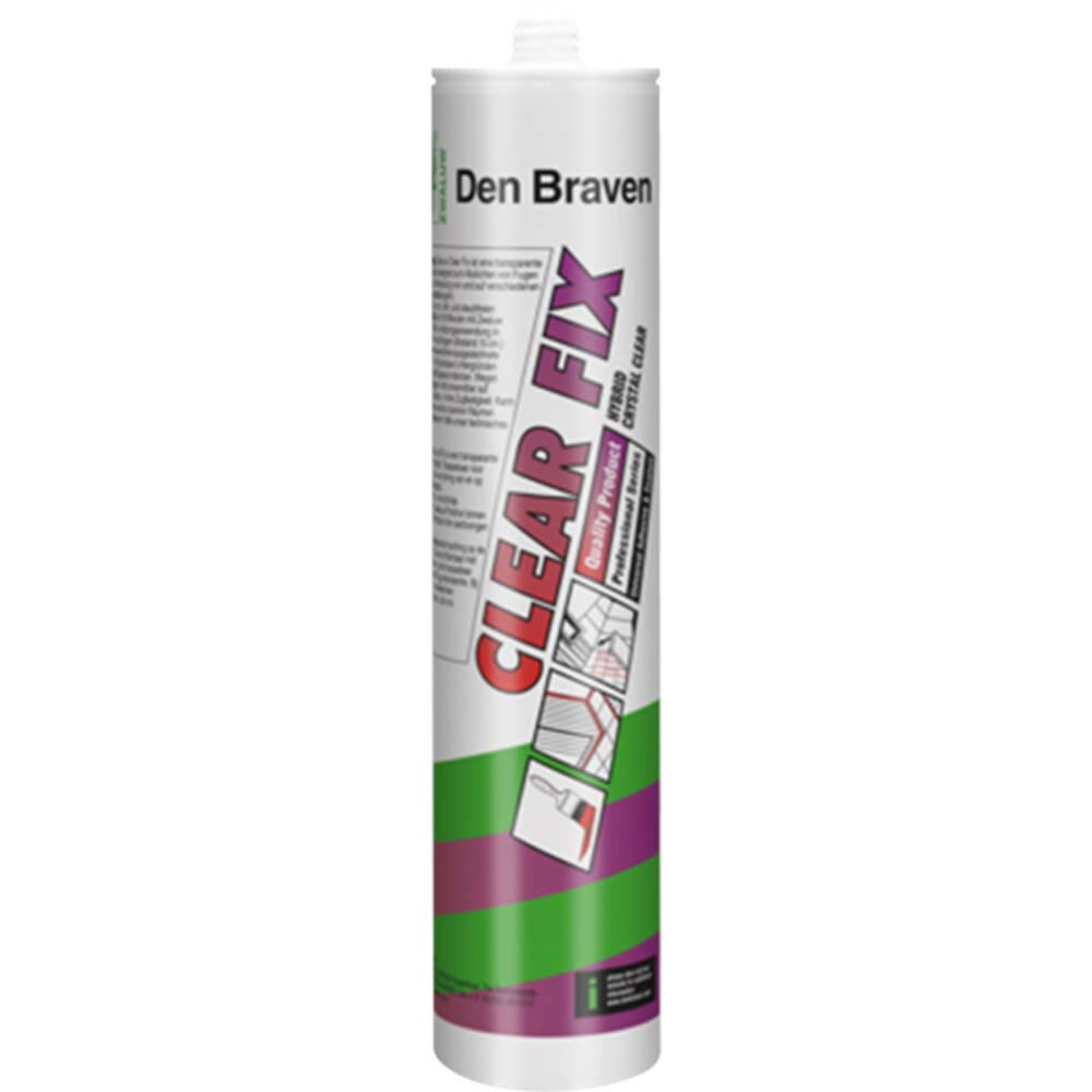 Zwaluw Den Braven Clear Fix Kristal Helder 290 ml