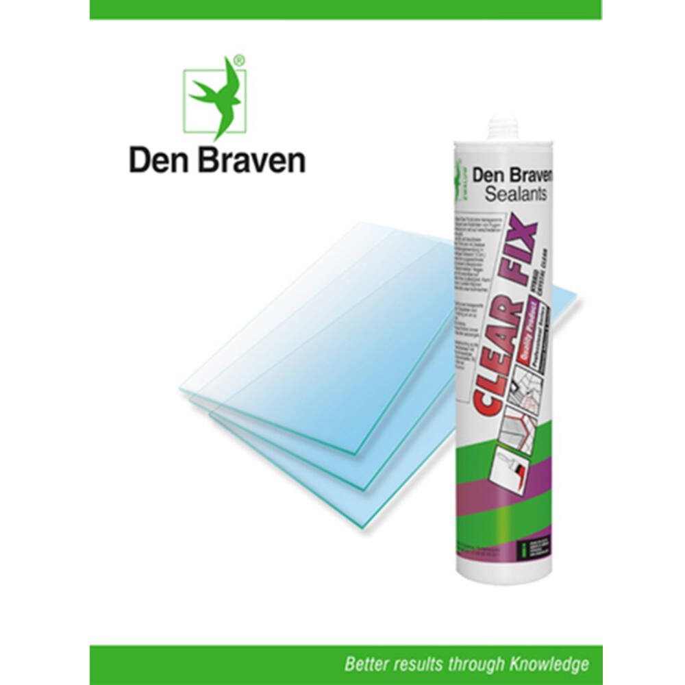 Zwaluw Den Braven Clear Fix Kristal Helder 290 ml