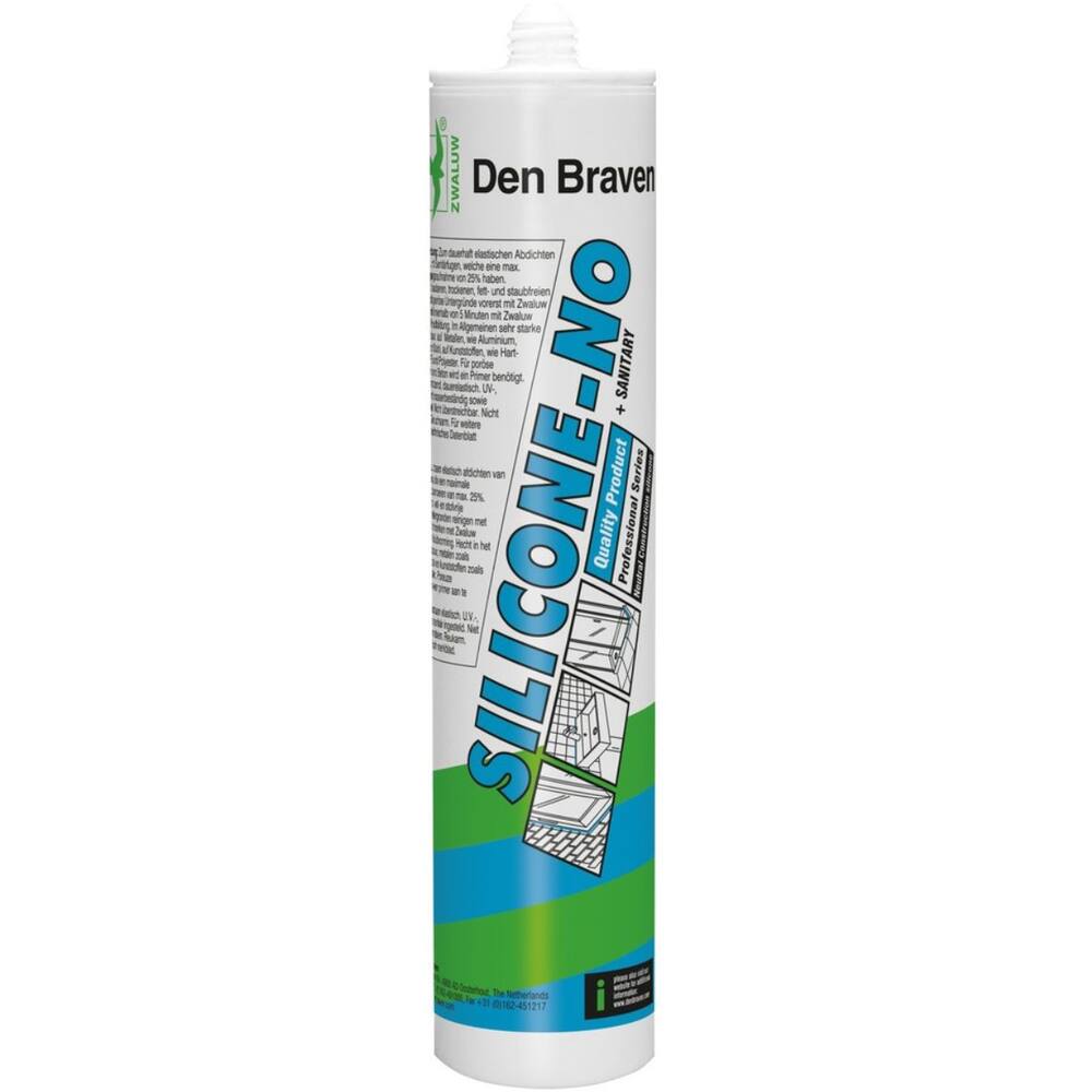 Zwaluw Silicone-No+Sanitary 310 ml Manhattan grijs