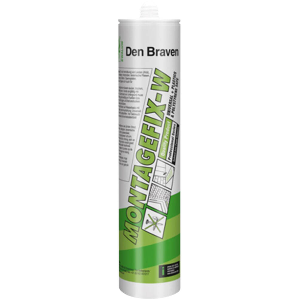 Zwaluw Den Braven Montagefix-W 310 ml Wit