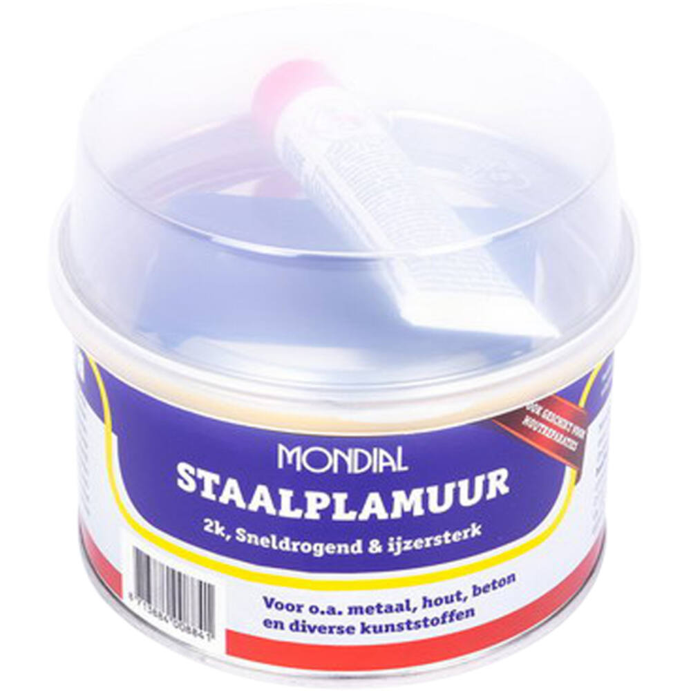 Mondial Staalplamuur 485 g + 15 g Verharder