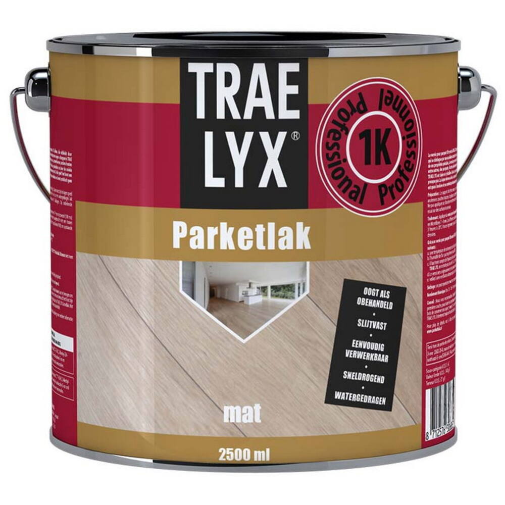 Trae-Lyx Parketlak Mat 2,5 L