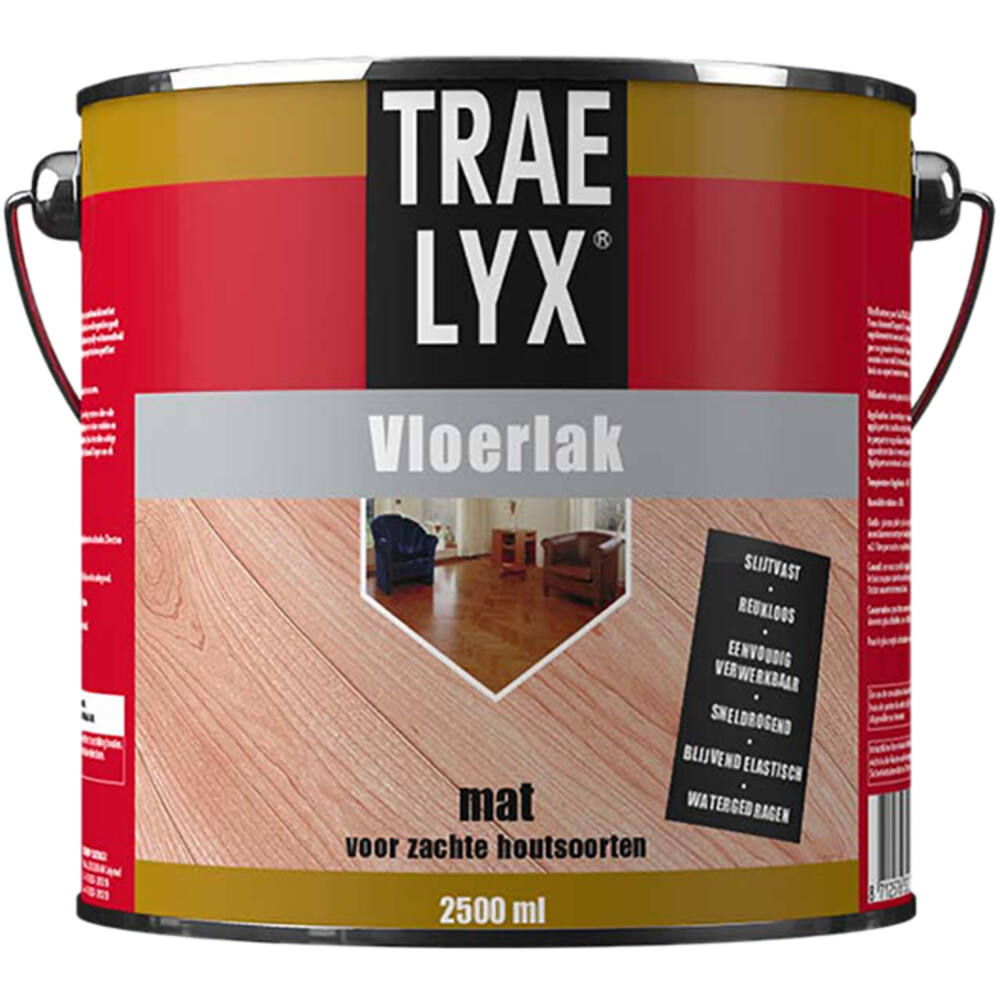 Trae-Lyx Vloerlak Mat 2,5 L