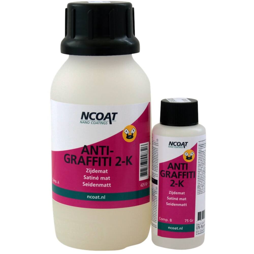 Ncoat 2K Anti Graffiti Zijdemat Set 500 g