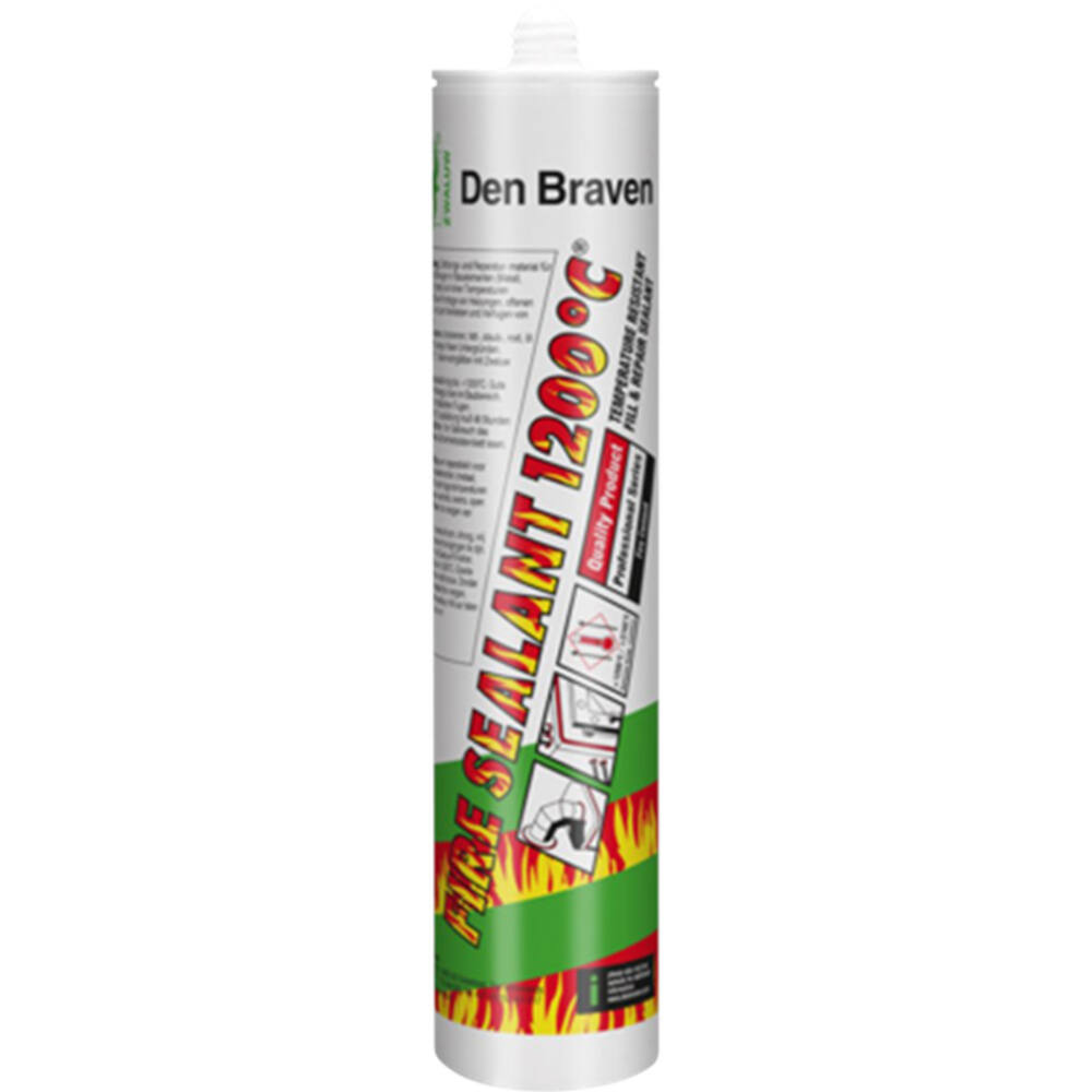 Zwaluw Den Braven Fire Sealant 1200C 310 ml Zwart