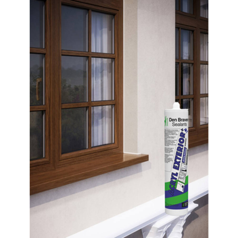 Zwaluw Den Braven Acryl Exterior+ 310 ml Grijs