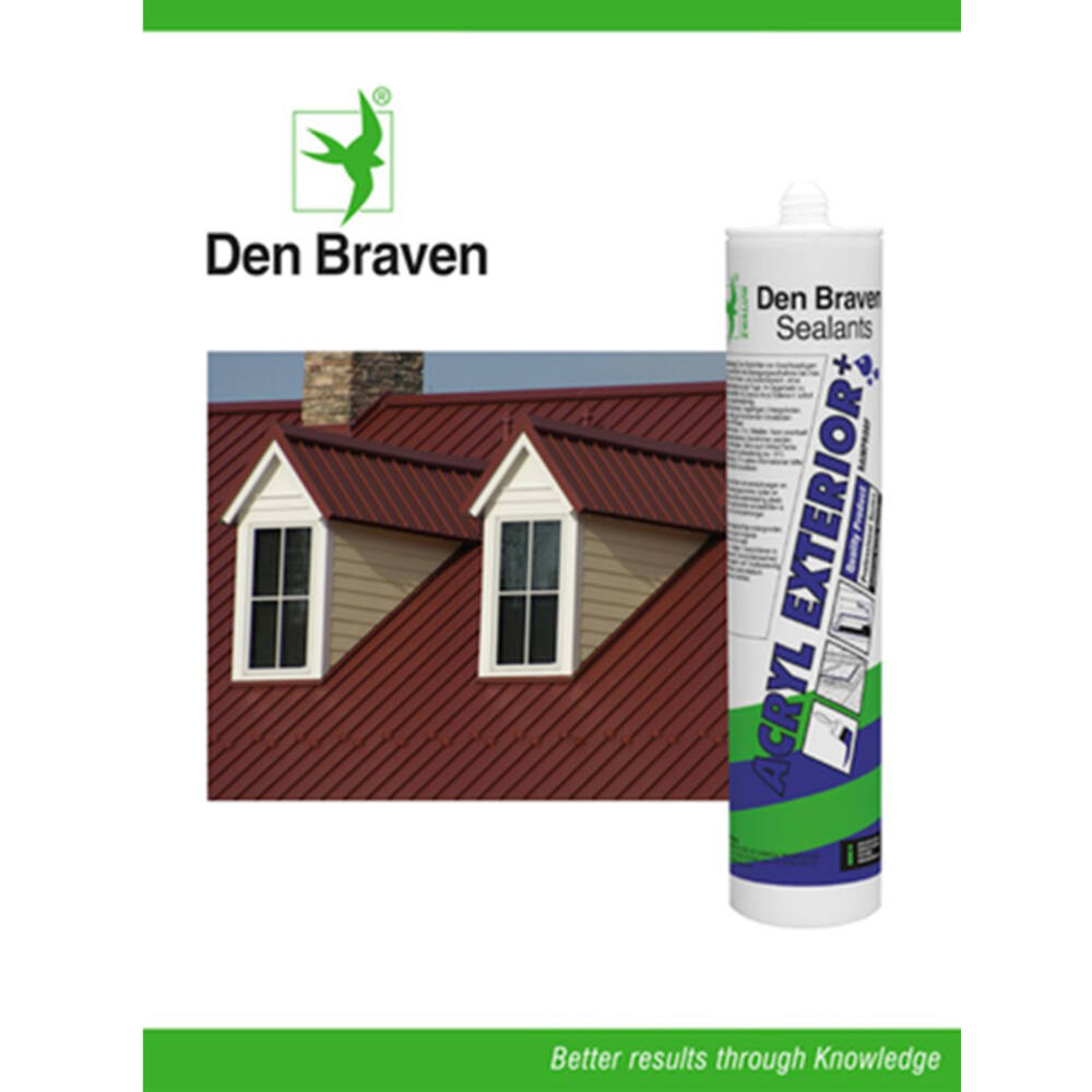 Zwaluw Den Braven Acryl Exterior+ 310 ml Bruin